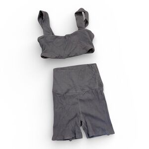 Daily Drills Gray Activewear Set